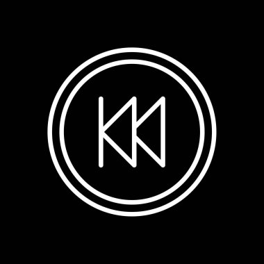 Simge vektör illüstrasyon tasarımını geri al