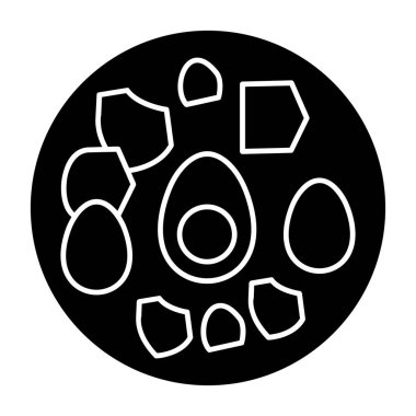 yiyecek ikonu vektör illüstrasyonu