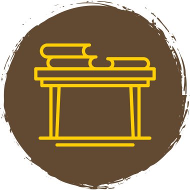 Kitap Tablosu simgesi, vektör illüstrasyonu 