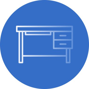 mobilya ikonu vektör illüstrasyonu