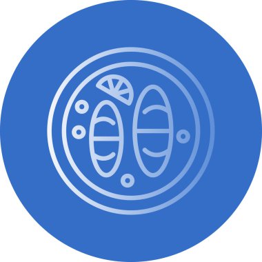 Gıda simgesinin vektör illüstrasyonu