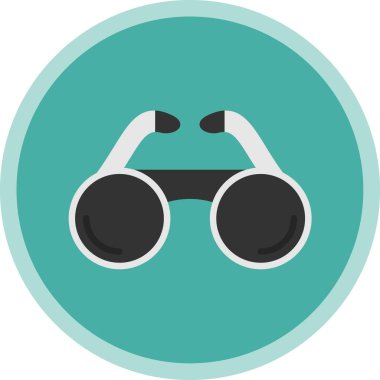 gözlük simgesi, vektör illüstrasyonu 