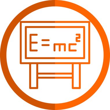 Matematik vektörü simgesi modern basit tasarım illüstrasyonu