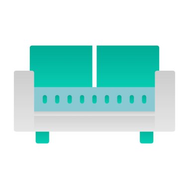 Koltuk simgesi. Vektör illüstrasyonu