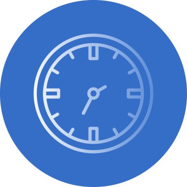 Saat. Web simgesi basit illüstrasyon                  