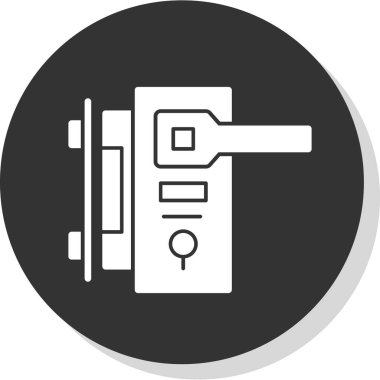 Anahtar simgesi vektör illüstrasyonu