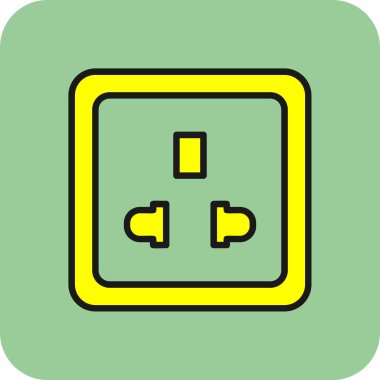 Modern ve basit bir simgenin vektör çizimi