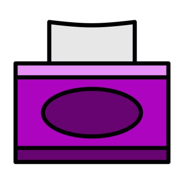 Doku kutusu simgesi, vektör illüstrasyonu