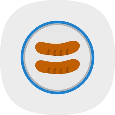 Ekmek simgesinin vektör illüstrasyonu