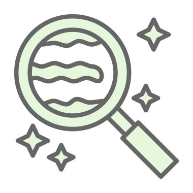 düz arama simgesi vektör gösterimi