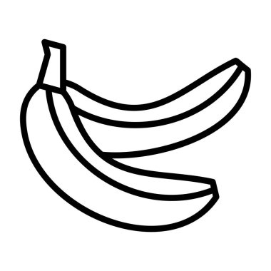 muz ikonu. vektör çizimi tasarımı 