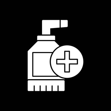 sanitizer bottle vector icon