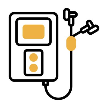 elektrik pompası vektör illüstrasyonu