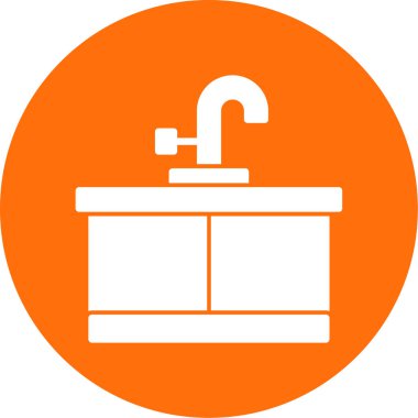 Kitchen sink icon.web simple illustration