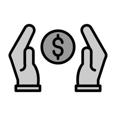 para simgesi vektör illüstrasyonu