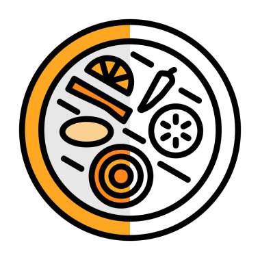 yiyecek vektörü illüstrasyonu