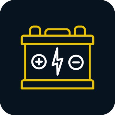Pil. Web simgesi basit tasarım                       