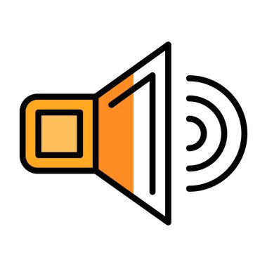 vektör sözcüsü Simgesi illüstrasyonu 