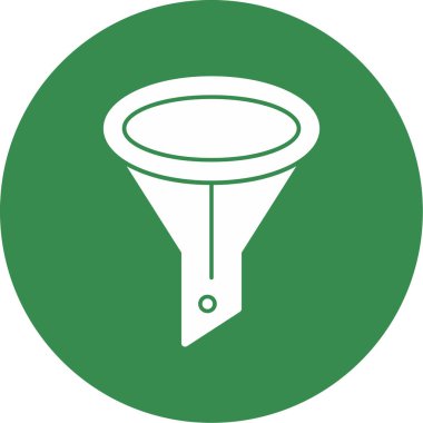 modada izole edilmiş arkaplanda huni simgesi 