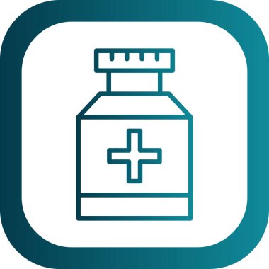 İlaçlı ilaç şişesi.