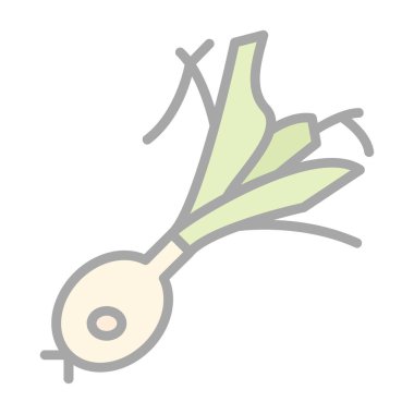 Soğan. Web simgesi basit tasarım