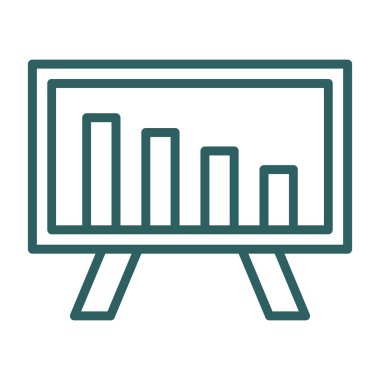 izole edilmiş bilgisayar ekran simgesi. vektör çizimi tasarımı