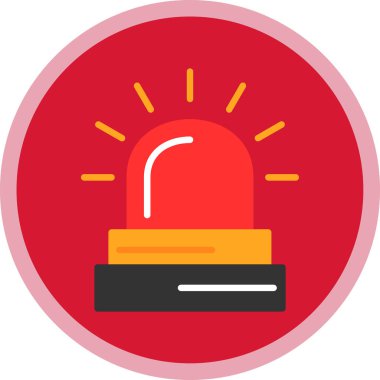 Beyaz arka plan üzerinde izole alarm simgesini 