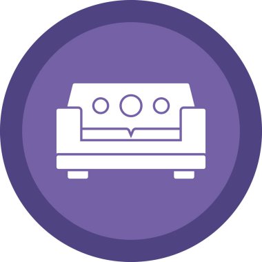 Kanepe. Web simgesi basit tasarım