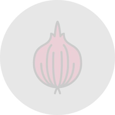 Soğan. Web simgesi basit tasarım