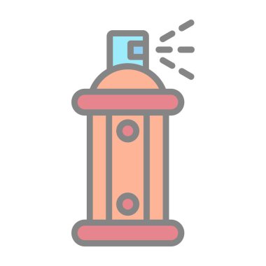 Sprey boya kutusu simgesi basit illüstrasyon