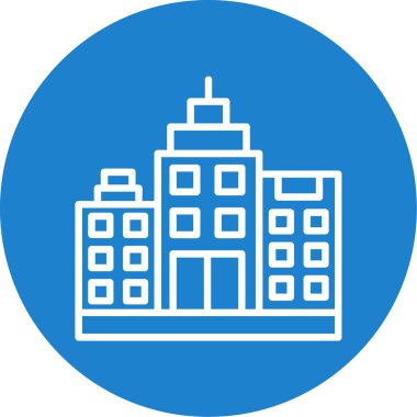 modern yapı web simgesi, vektör illüstrasyonu