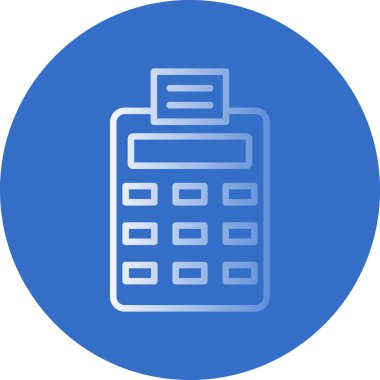 Ofis simgesi vektör illüstrasyonu