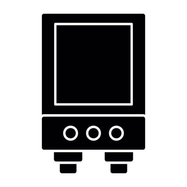 Video kamera simgesi. Video kamera vektör simgesi web için basit çizimi