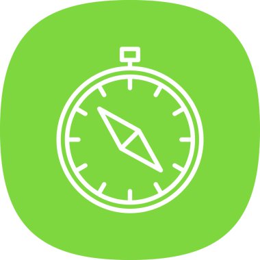 vector illustration of Compass modern icon            
