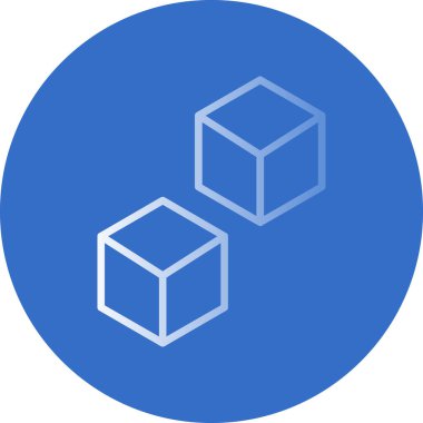 Vektör kutusu ico, vektör illüstrasyonu
