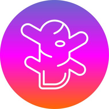 Zencefil kök simgesinin vektör illüstrasyonu 