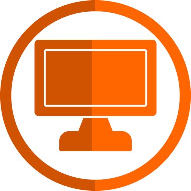 ekran simge vektör çizim 