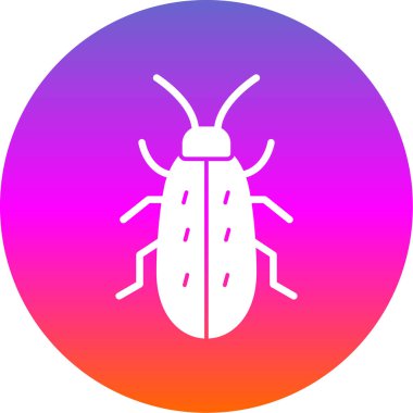 hata böceği simgesi vektör illüstrasyonu