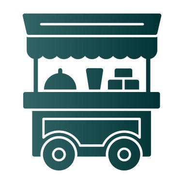 yiyecek ve içecek vektör simgesi