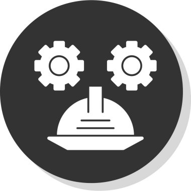 dişli simgesi vektör illüstrasyonu