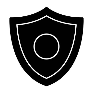 kalkan simgesi, vektör illüstrasyonu basit tasarım