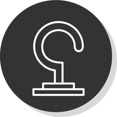 Modern b 'nin vektör illüstrasyonu eksik simgesi