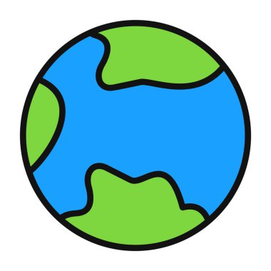 dünya gezegen earth simgesini