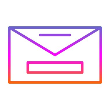 harf simgesi, vektör illüstrasyonu basit tasarım