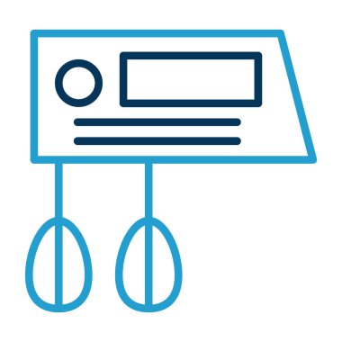 Karıştırıcı. Web simgesi basit illüstrasyon                