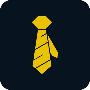 Kravat. Web simgesi basit tasarım