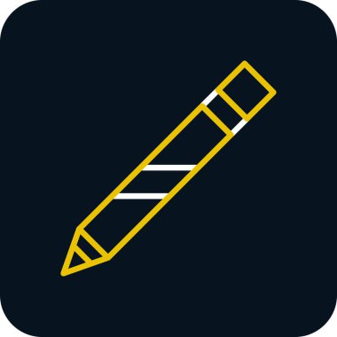 kalem simgesinin vektör illüstrasyonu