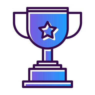 kupa vektör illüstrasyonu, simge ögesi arkaplanı                       