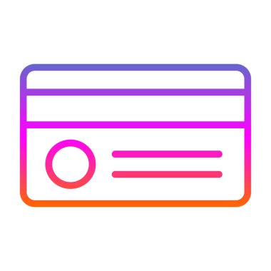 Kredi kartı vektör illüstrasyonu 