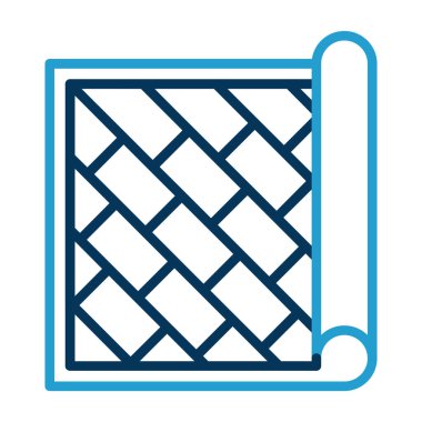 Çit simgesinin vektör illüstrasyonu